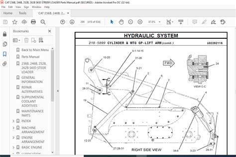 cat 246b skid steer parts|cat 246 parts manual.